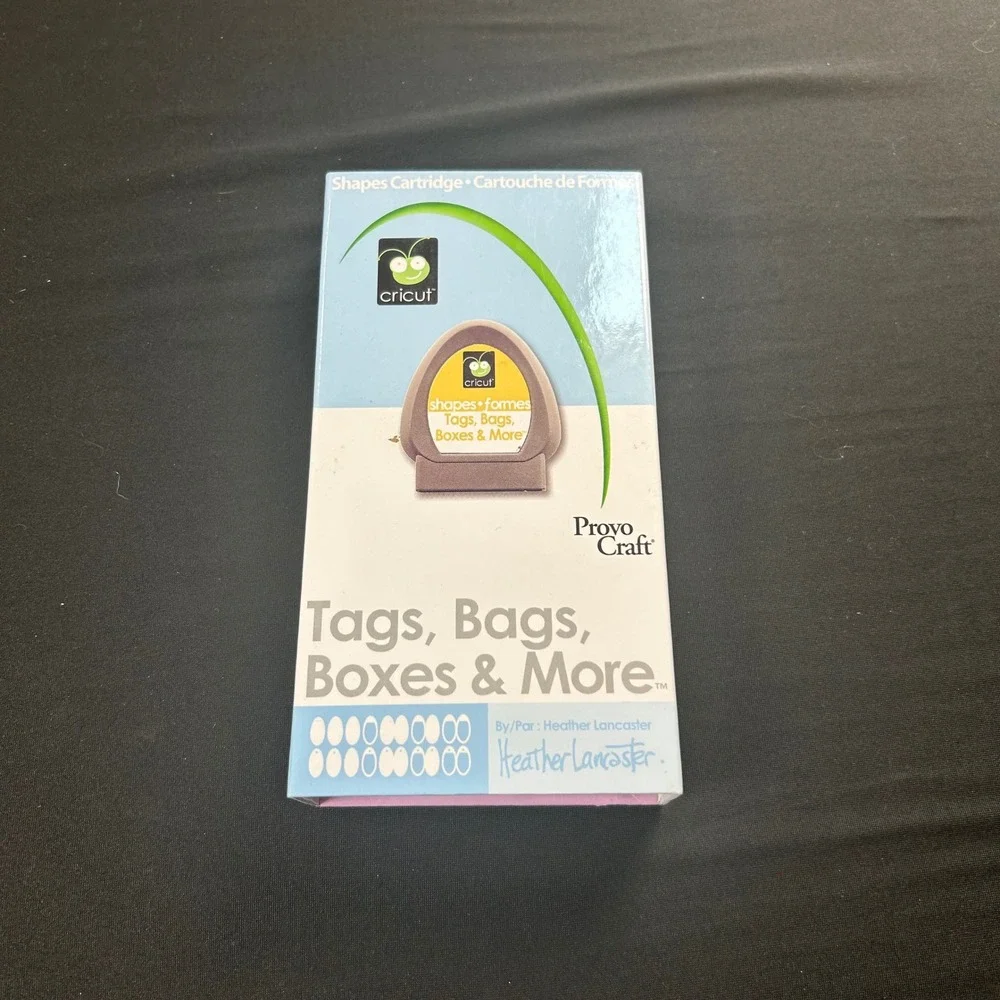 Cricut Tags, Bags, Boxes, & More Shapes Cartridge Link Status Unknown